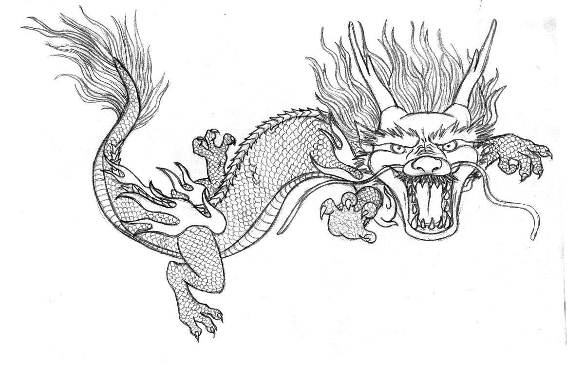 √ Free Coloring Pages Of Chinese Dragons - Free Printable Chinese Dragon Coloring Pages