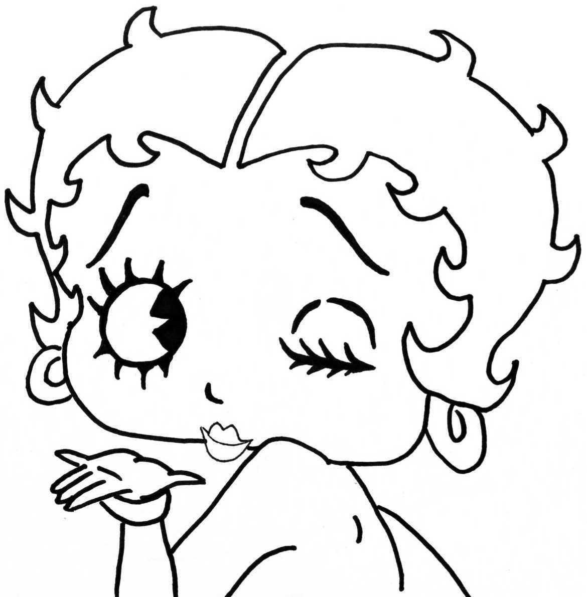 √ Free Printable Betty Boop Coloring Pages For Kids - Free Printable Betty Boop