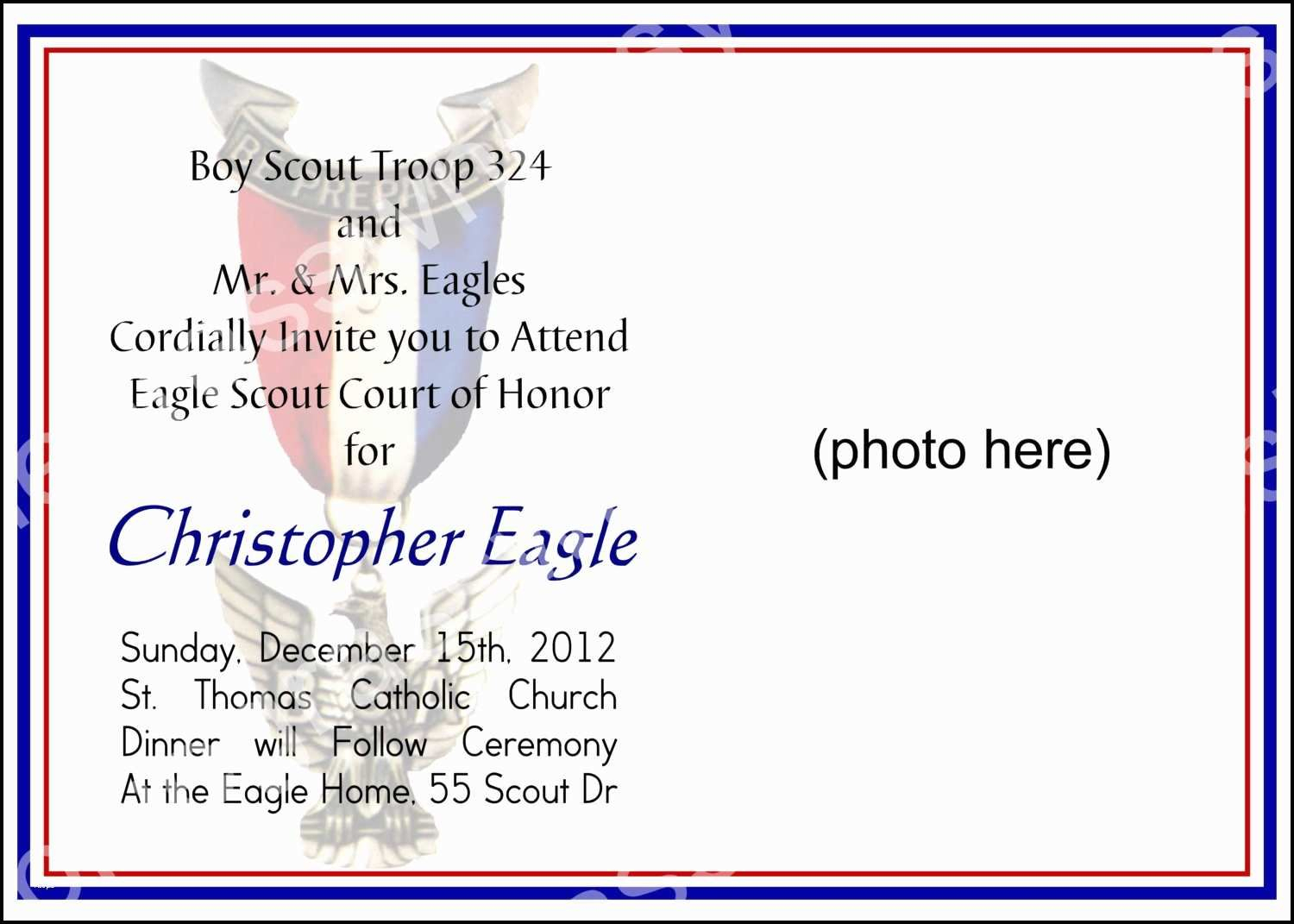 Eagle Scout Cards Free Printable Awesome Eagle Scout Thank You - Eagle Scout Cards Free Printable