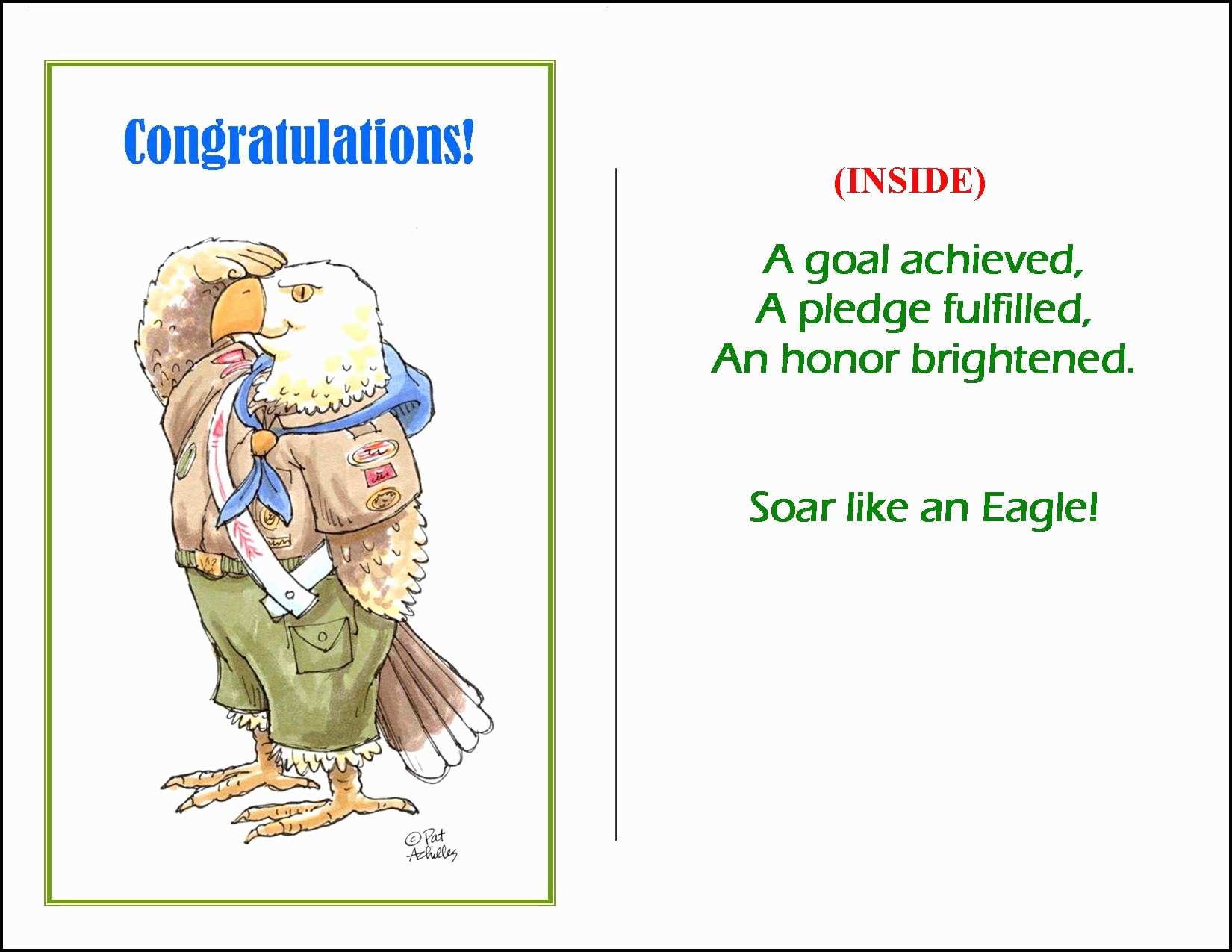 Eagle Scout Cards Free Printable Pleasant Printable Thank You Card - Eagle Scout Cards Free Printable