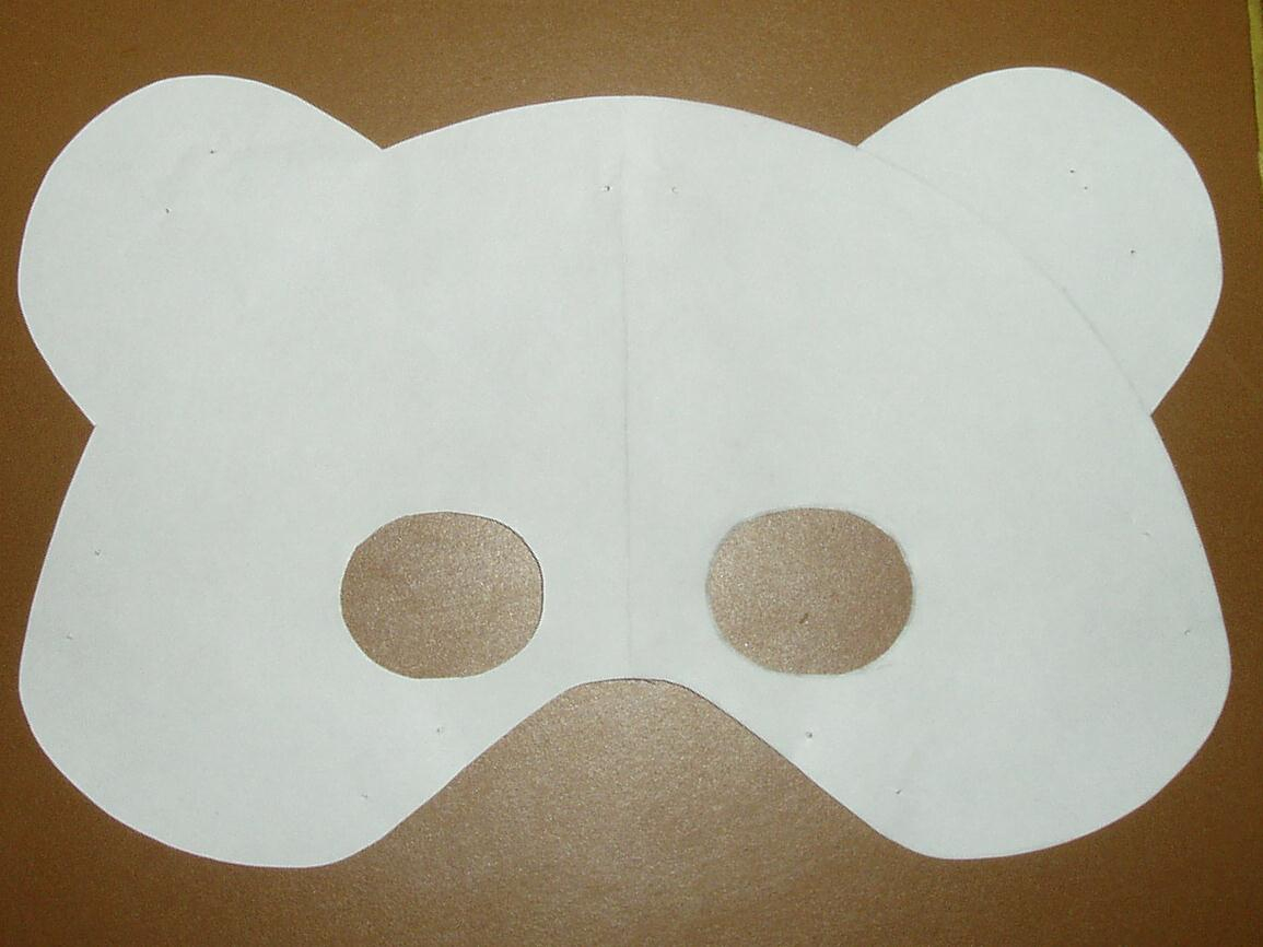 Early Play Templates: Teddy Bear Mask Templates To Print Out - Free Printable Bear Mask