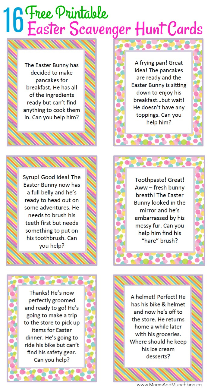 Easter Activities, Free Printables, Party Ideas, Recipes And More - Easter Games For Adults Printable Free