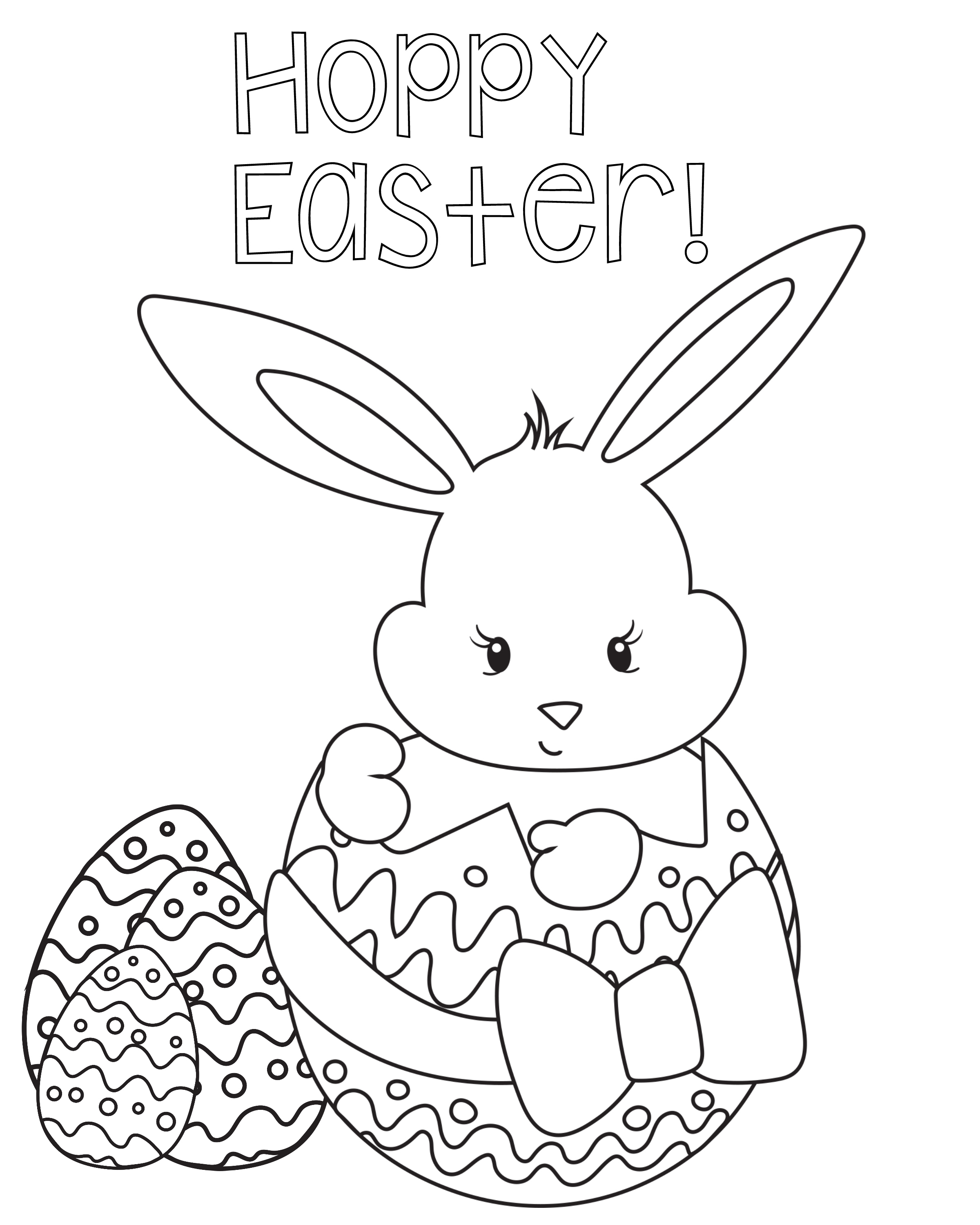 Easter Coloring Pages For Kids - Crazy Little Projects - Free Printable Easter Coloring Pages For Toddlers