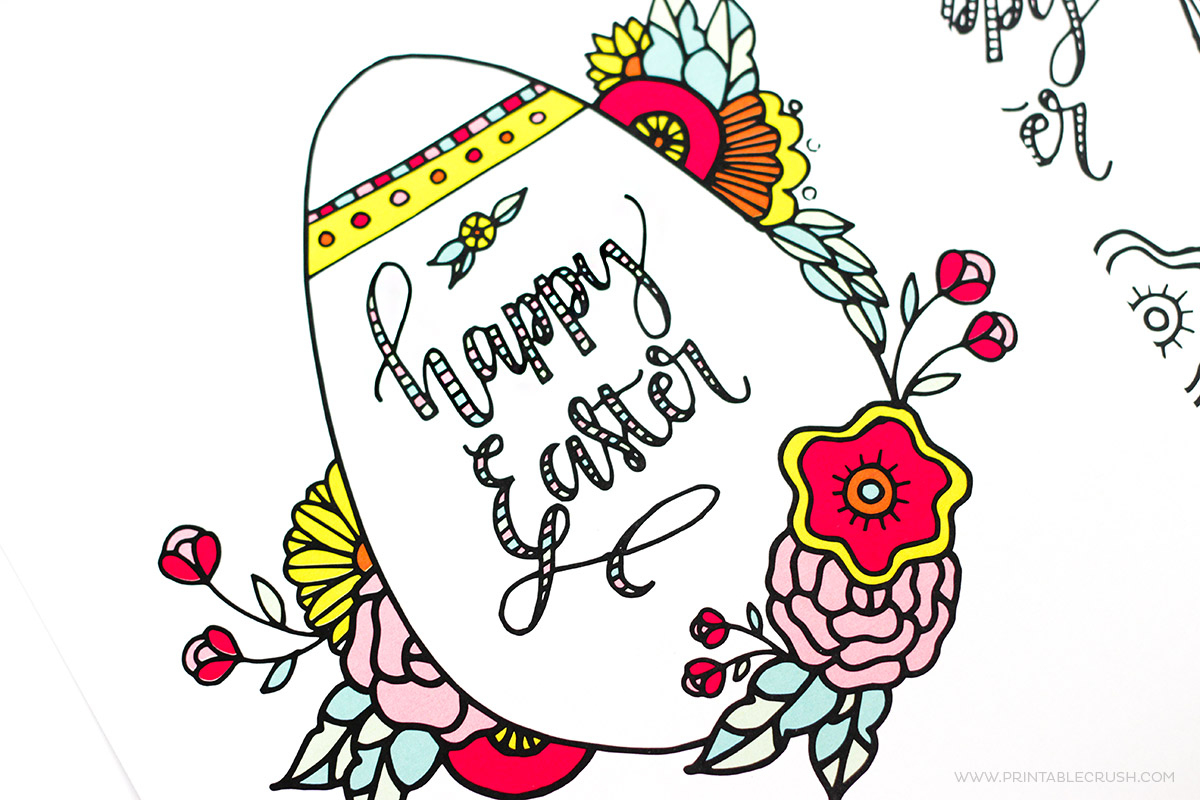 Easter Coloring Pages - Free Printable Kids Love! - Free Printable Easter Pages