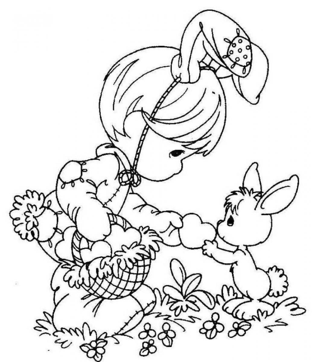 Easter Coloring Pages Free Printable Printables For Girls 1034×1200 - Easter Color Pages Free Printable