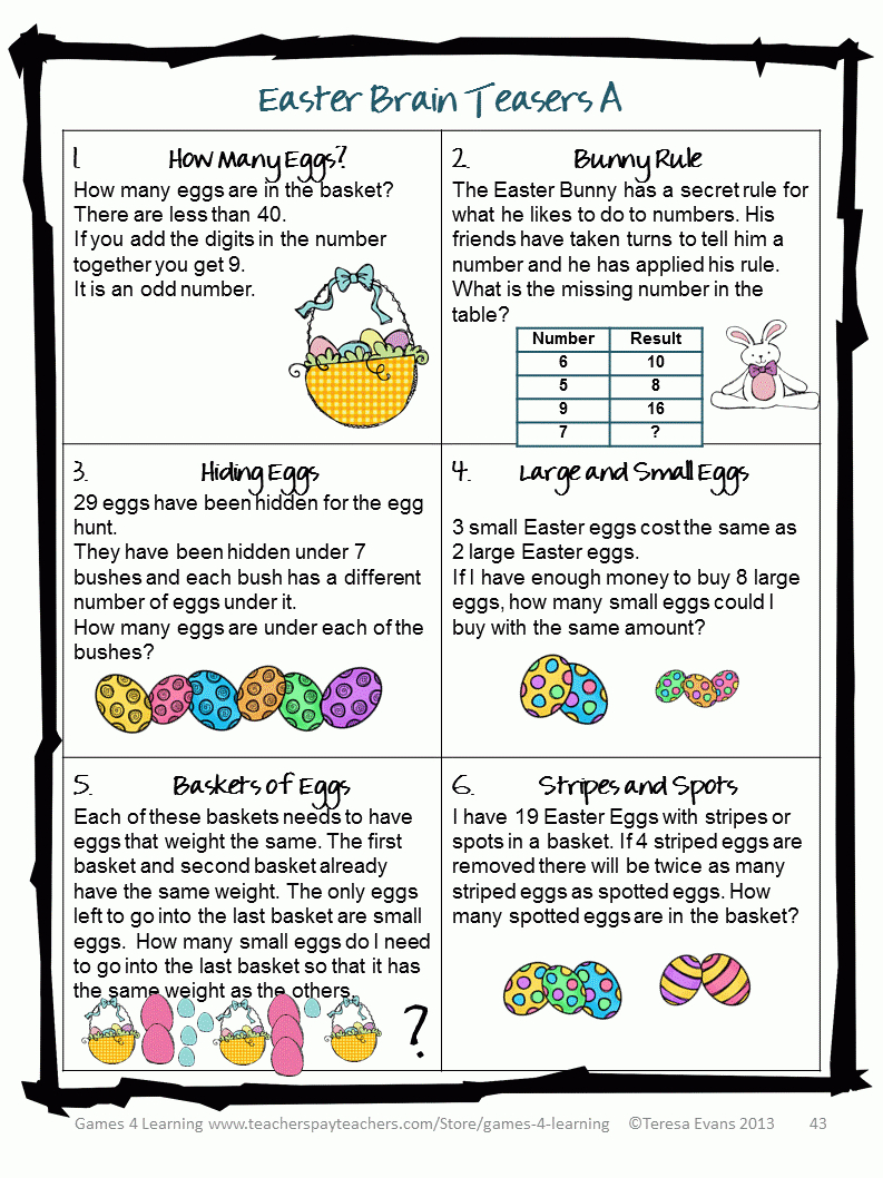 Easter Games For Adults Printable Free – Hd Easter Images - Easter Games For Adults Printable Free