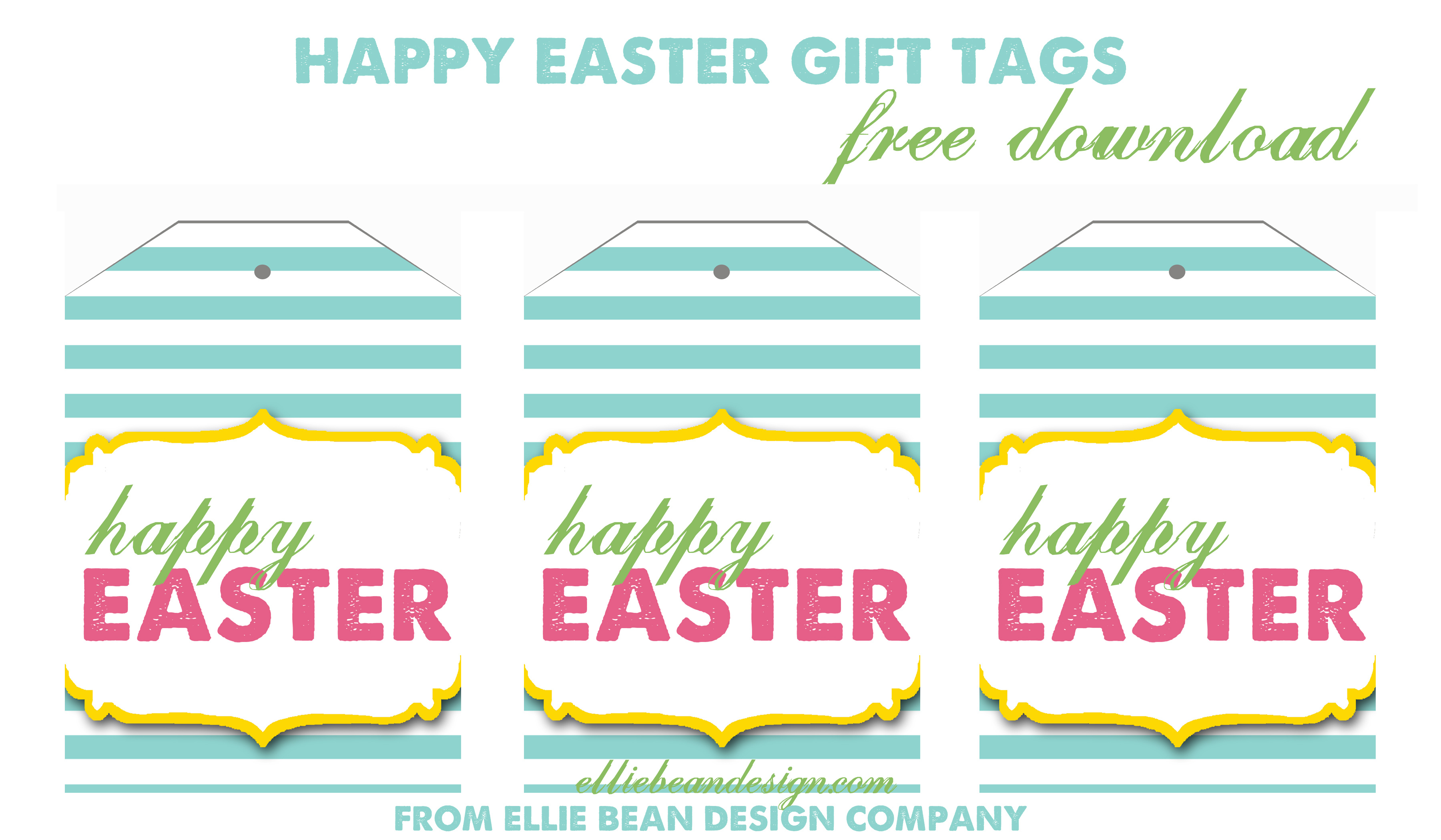 Easter Name Tags To Print – Festival Collections - Free Easter Name Tags Printable