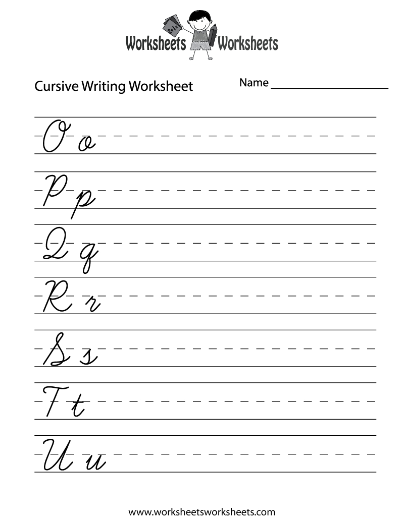 Easy Cursive Writing Worksheet Printable | Handwriting | Pinterest - Free Printable Cursive Writing Paragraphs