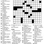 Easy Printable Crossword Puzzles Large Print Puzzle ~ Themarketonholly   Free Daily Online Printable Crossword Puzzles