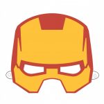 Easy Superhero Mask Template (Free!!) | Halloween Crafts | Pinterest   Free Printable Ironman Mask