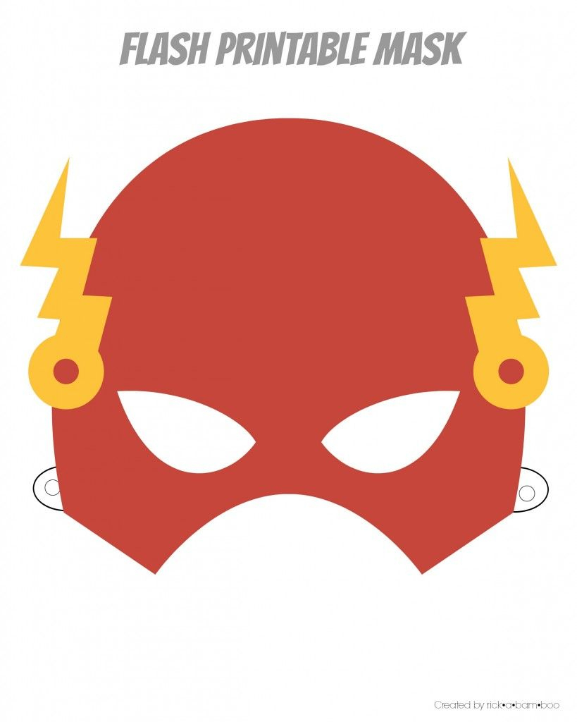 Easy Superhero Mask Template (Free!!) | Paper Masks | Superhero - Free Printable Ironman Mask