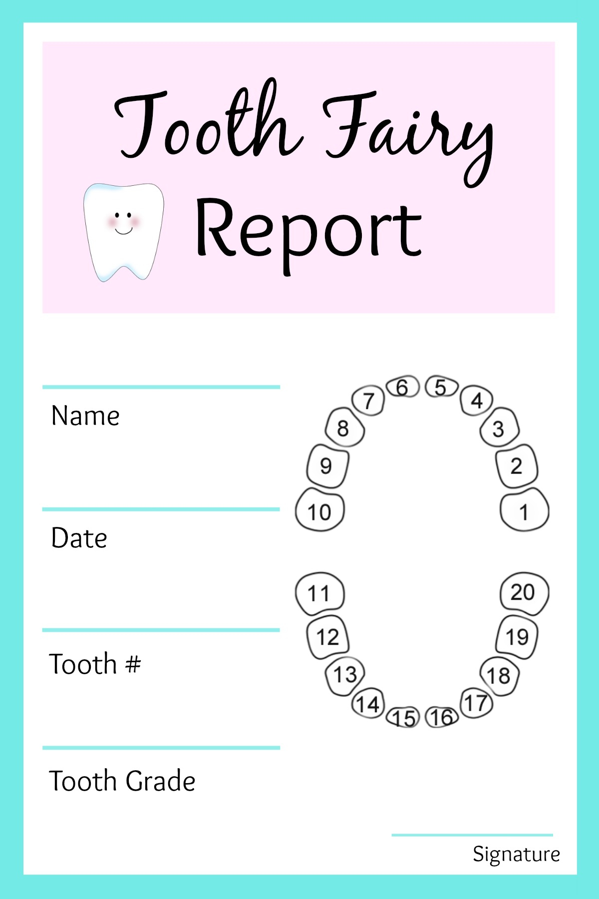 Easy Tooth Fairy Ideas &amp;amp; Tips For Parents / Free Printables - Free Printable First Lost Tooth Certificate