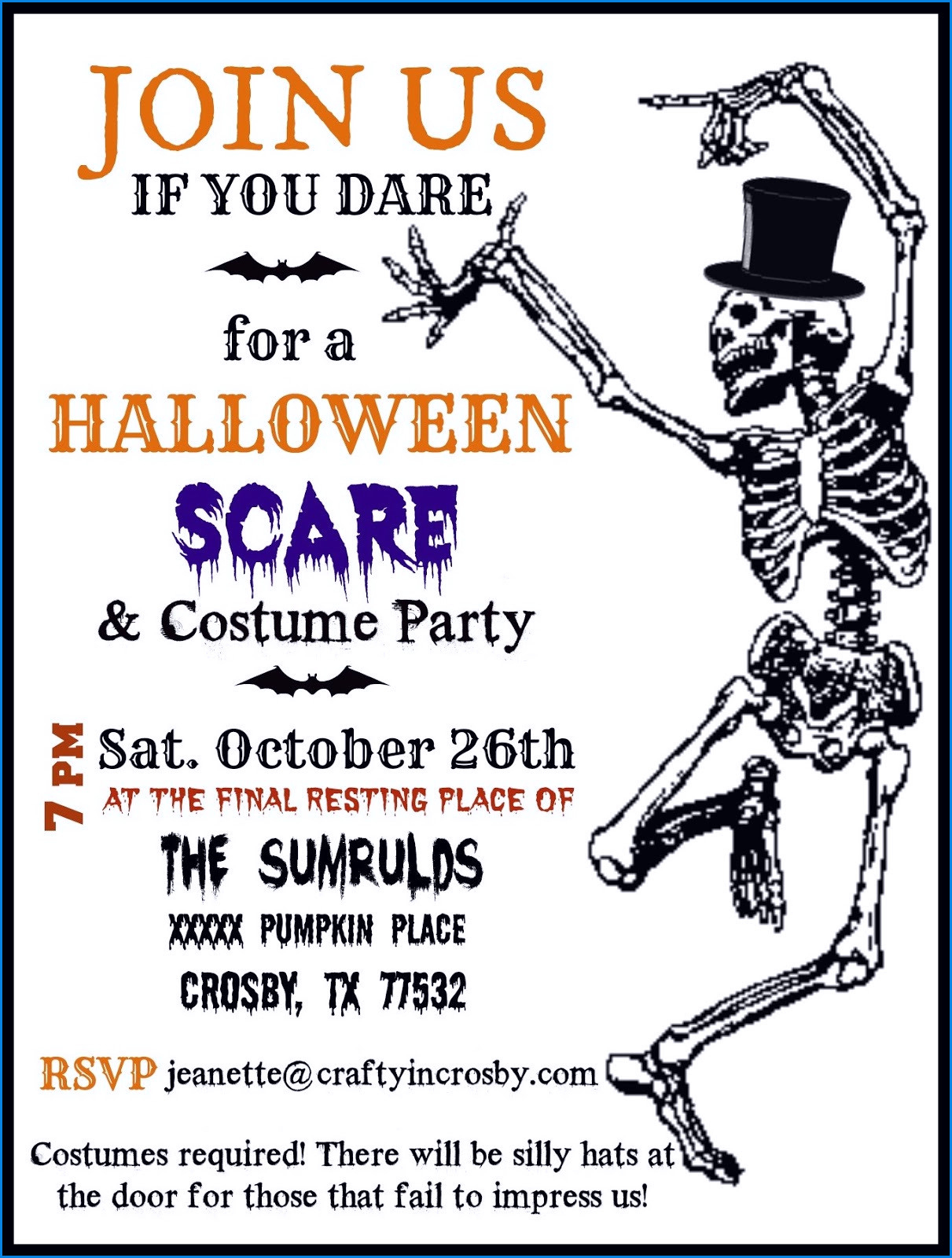Elegant Free Printable Halloween Invitations For Adults – Sarokapro - Free Printable Halloween Invitations For Adults