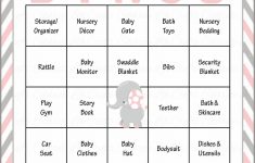 50 Free Printable Baby Bingo Cards