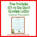 Elf On The Shelf Farewell Letter Printable | Elf On The Shelf   Elf On A Shelf Goodbye Letter Free Printable