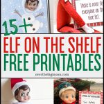 Elf On The Shelf Printables & Ideas   Over The Big Moon   Elf On The Shelf Free Printable Ideas