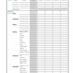 Example Of Free Family Budget Spreadsheet Download Worksheetplate   Free Budget Printable Template