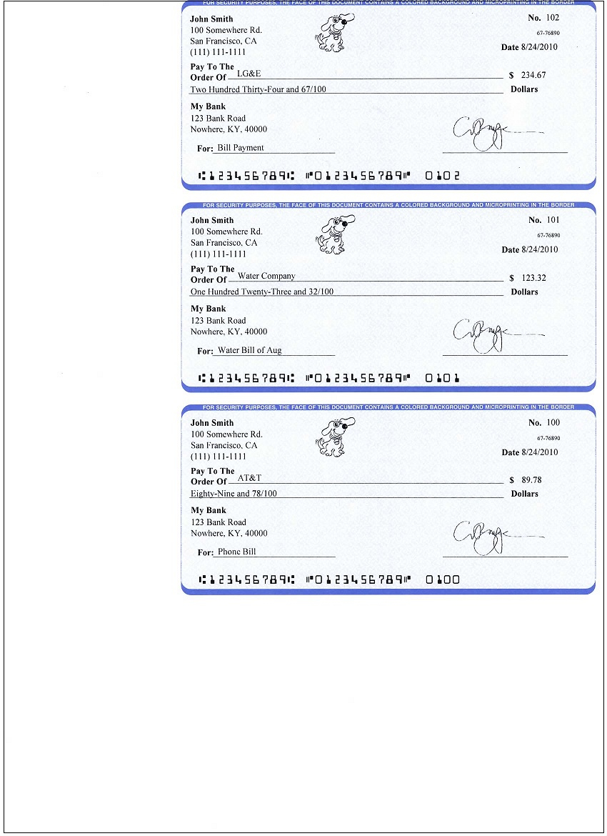 Ezcheckpersonal Makes It Easy To Print Pocket-Sized Personal Check - Free Printable Checks