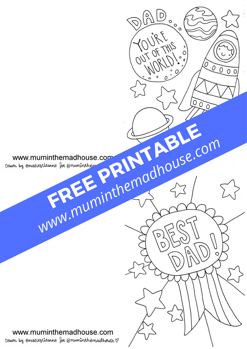Fab Free Printable Father&amp;#039;s Day Cards And Father&amp;#039;s Day Gifts Under - Free Printable Fathers Day Cards For Preschoolers