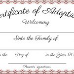 Fake Adoption Papers. Petition For Adoption Of Adultstepparent   Free Printable Adoption Certificate