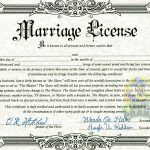 Fake Wedding Certificate | Printable Birthday Certificates   Fake Marriage Certificate Printable Free