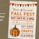 Fall Fest Printable Flyer Festival Craft Fair Vendor | Etsy   Free Printable Fall Festival Invitations