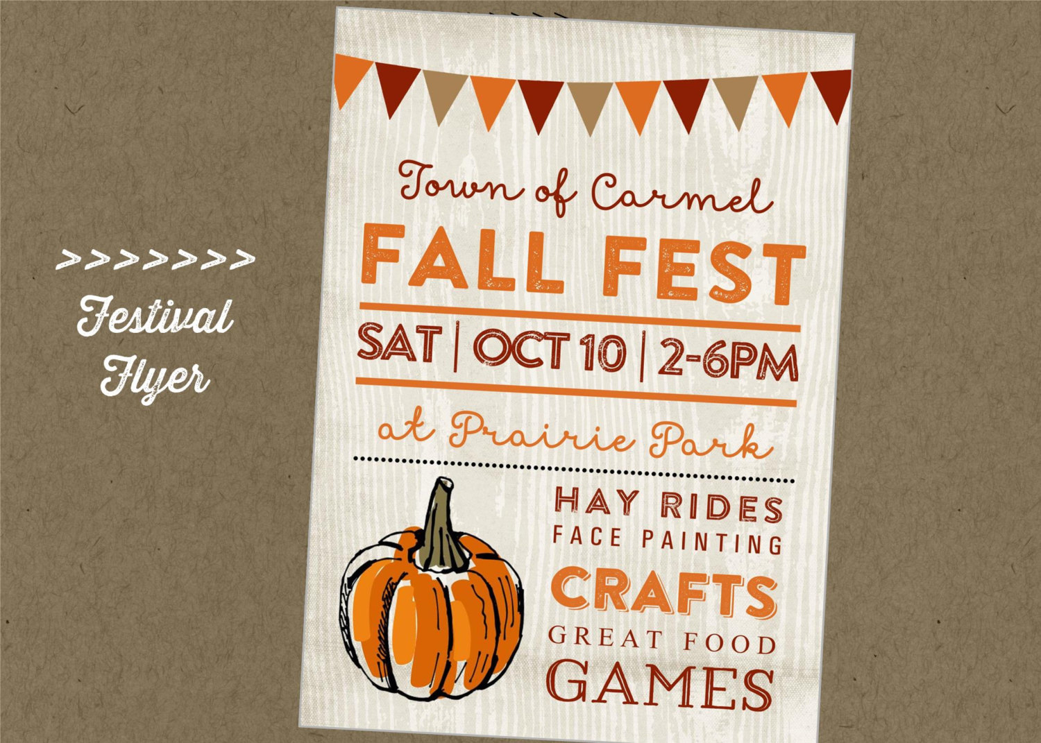 Fall Fest Printable Flyer Festival Craft Fair Vendor | Etsy - Free Printable Fall Festival Invitations