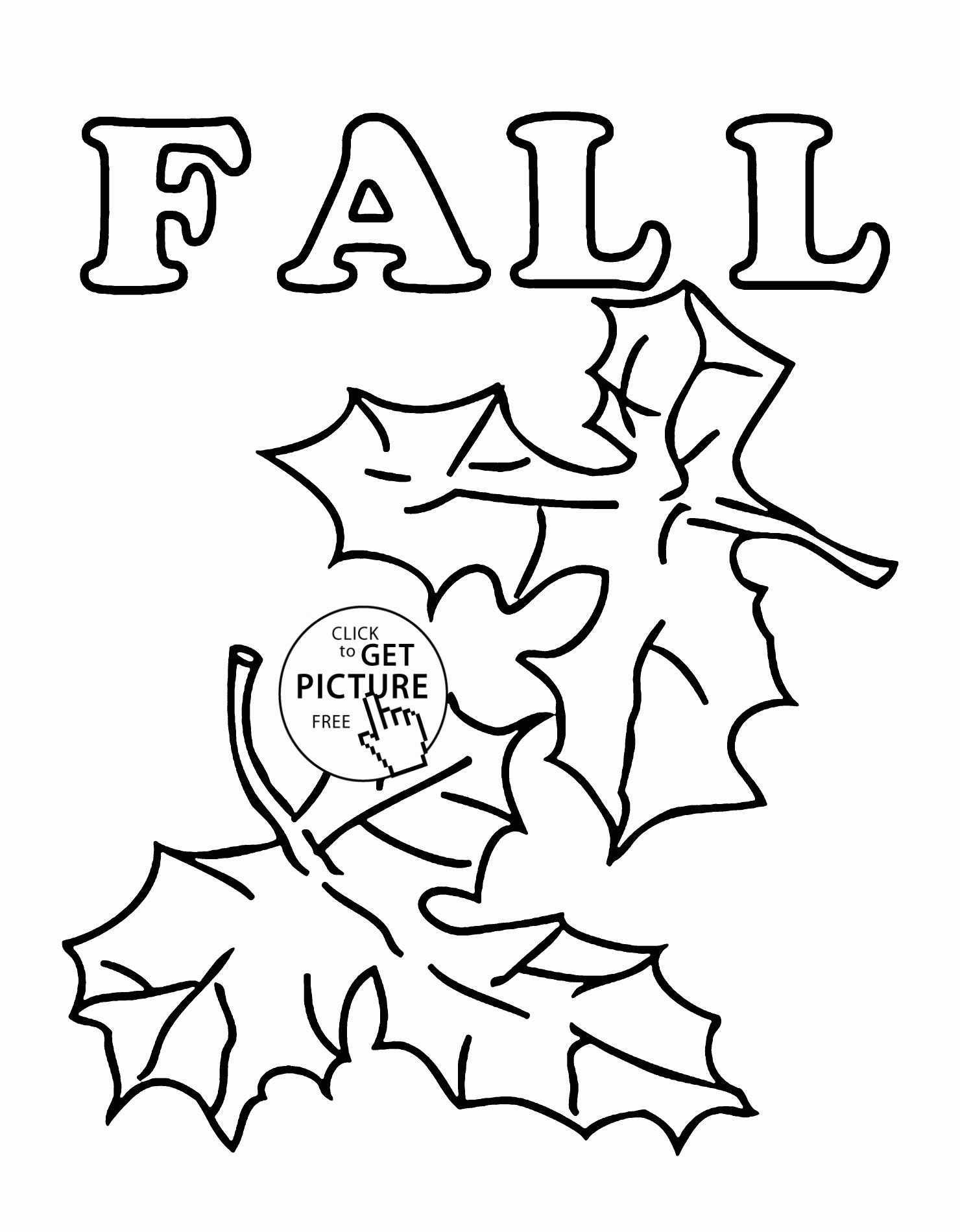 Fall Leaves Coloring Pages For Kids, Seasons Fall Printables Free - Free Printable Coloring Pages Fall Season
