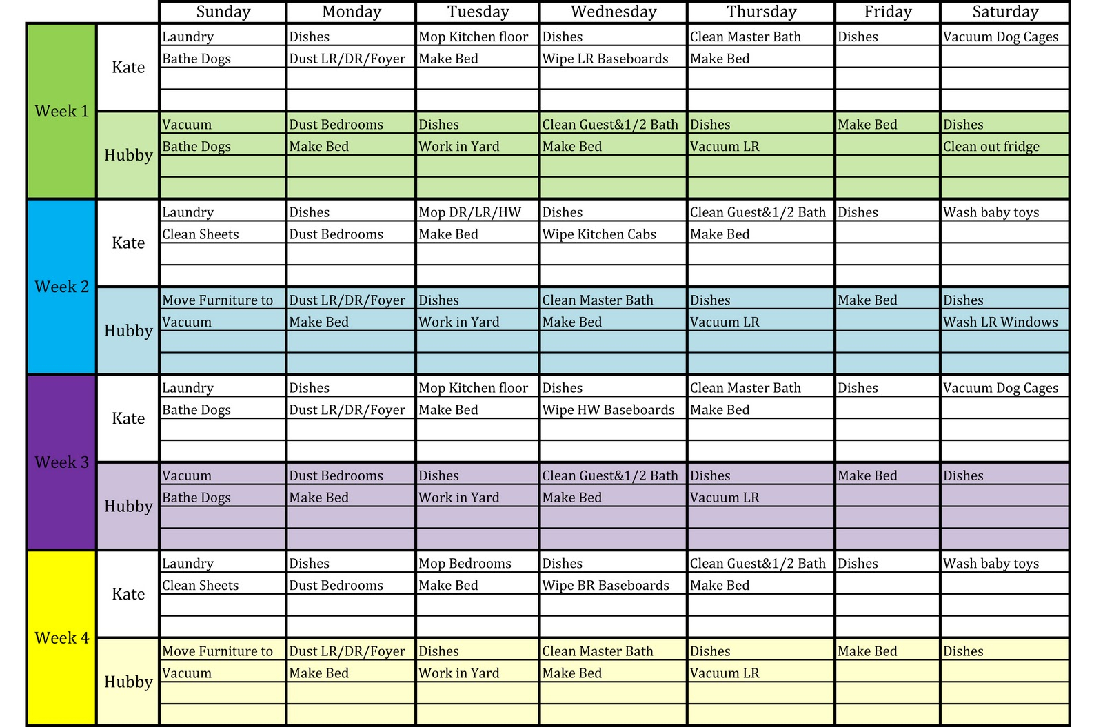 Family Chore Chart Template Free Gallery Of Printable Teenage Charts - Free Printable Teenage Chore Chart