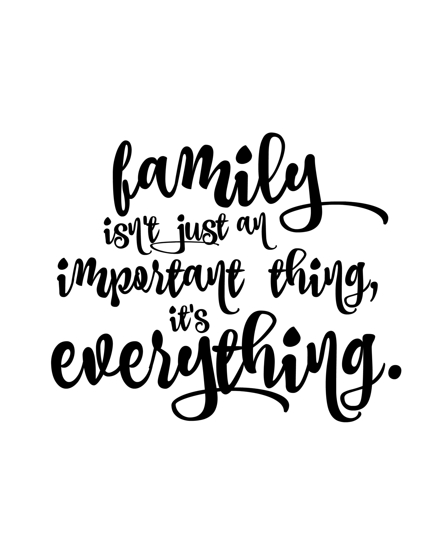 Family First | Quotes | Pinterest | Family Quotes, Home Quotes And - Free Printable Quotes And Sayings