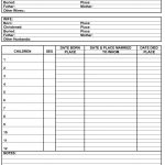 Family Group Sheet  Compile Information About An Ancestor And His   Free Printable Genealogy Worksheets