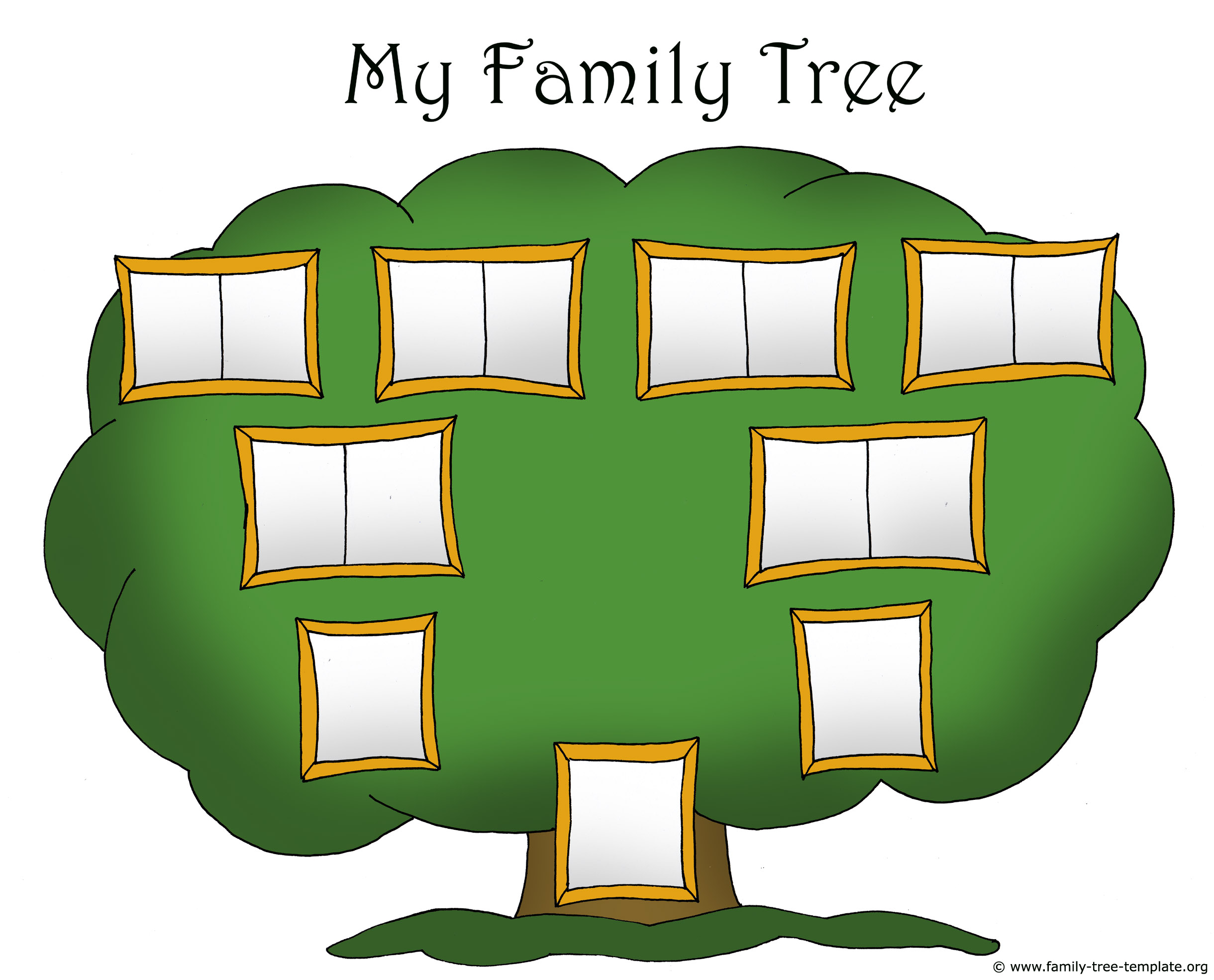 Family Tree Template For Kids: Printable Genealogy Charts - Free Printable Family Tree Template 4 Generations