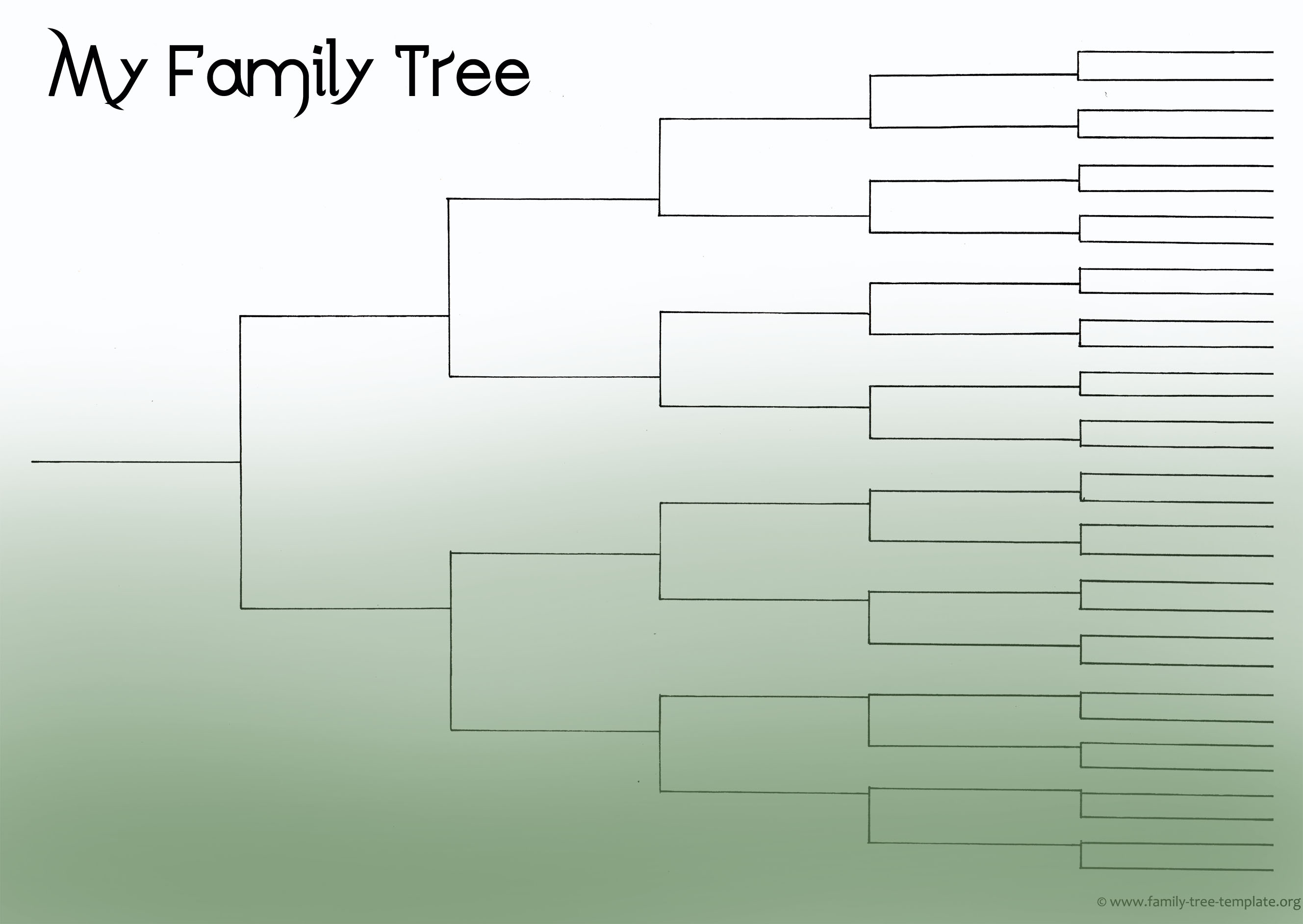 Family Tree Template Resources - Free Printable Family Tree Charts