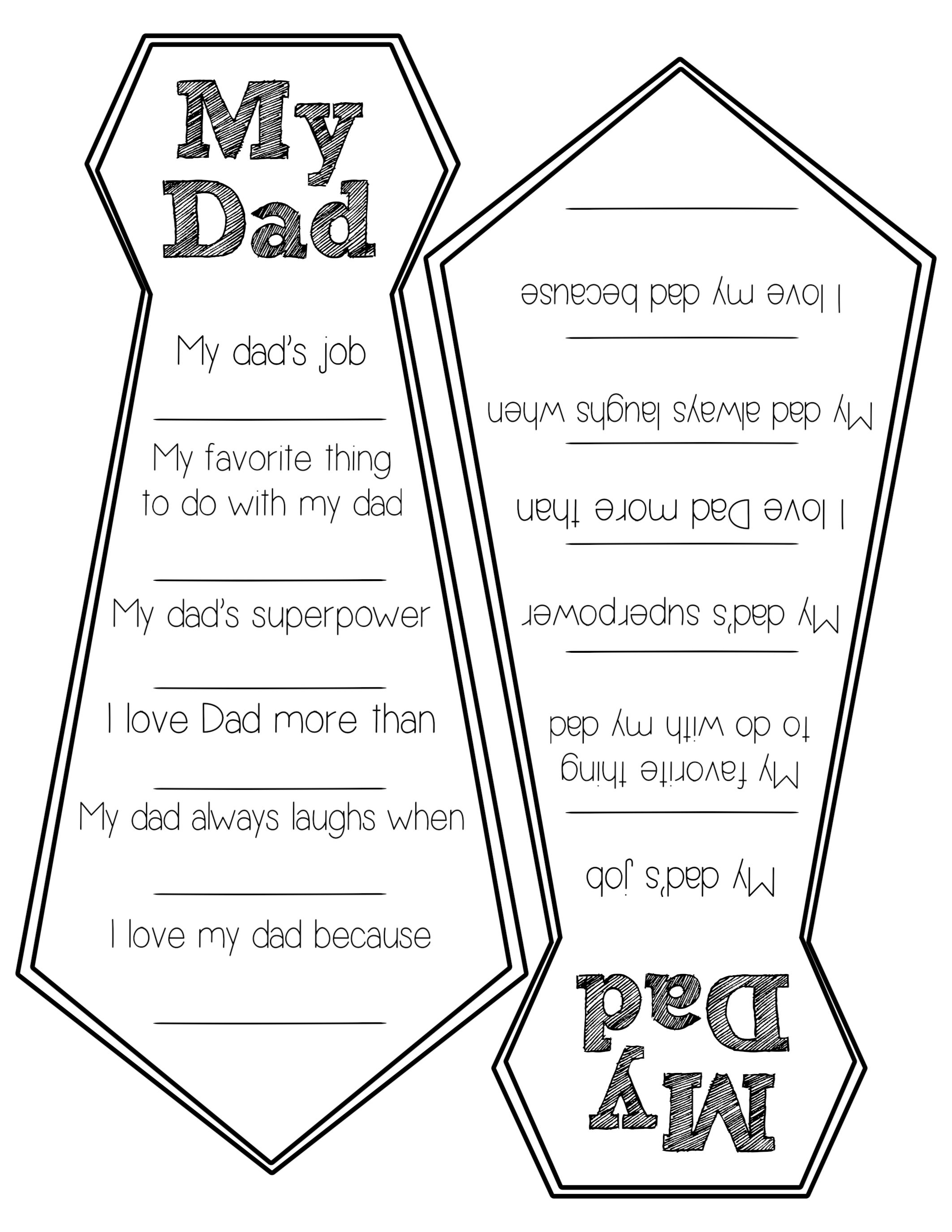 Father&amp;#039;s Day Free Printable Cards. Diy Father&amp;#039;s Day Fill In Cards - Free Printable Father&amp;#039;s Day Card From Wife To Husband