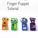 Felt Robot Finger Puppets   Create In The Chaos   Free Printable Finger Puppet Templates