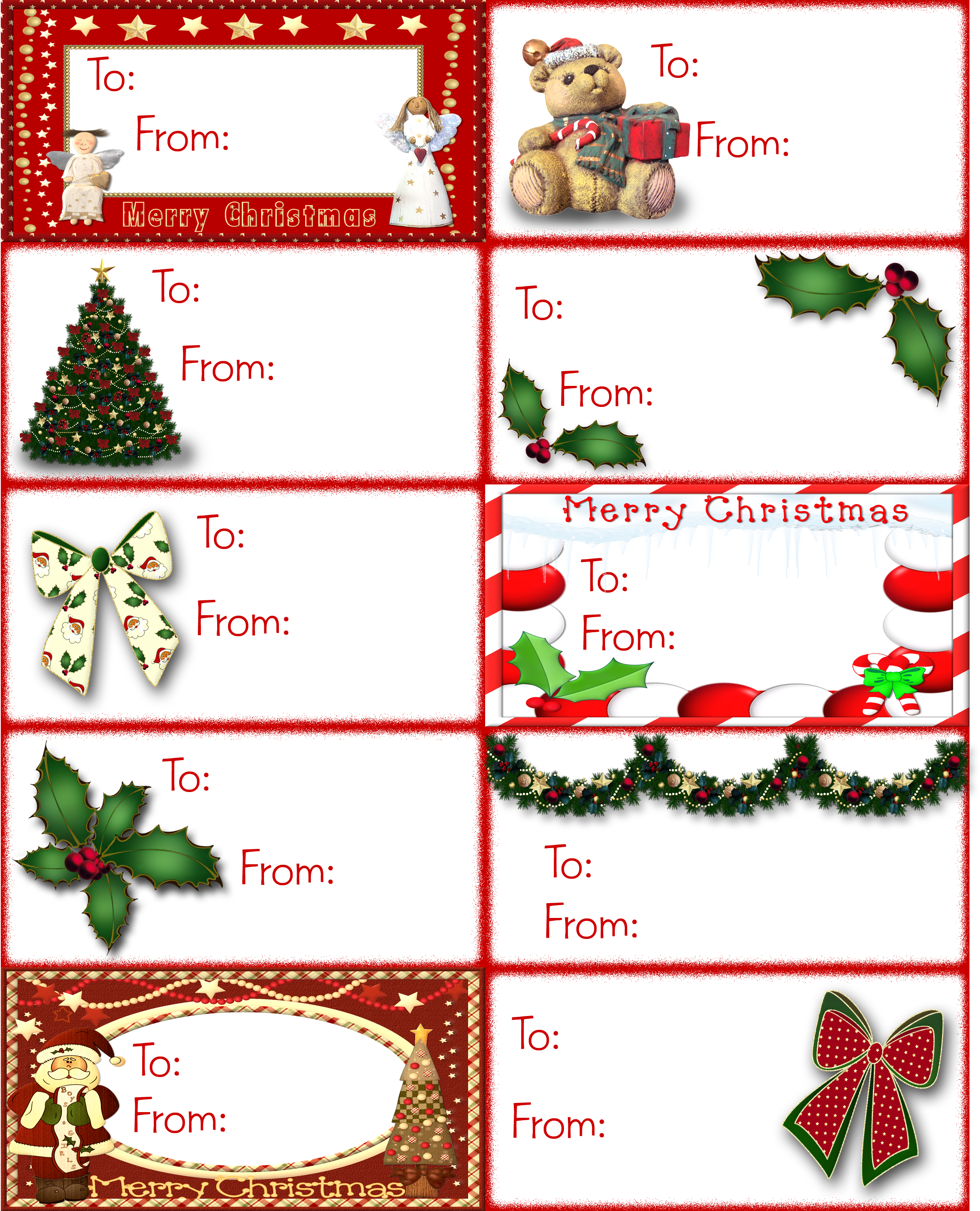 Find Tons Of Free Clip Art Images For Valentine&amp;#039;s Day | Tags - Free Printable Gift Name Tags