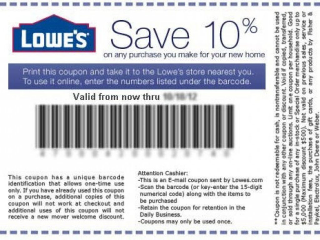 Code already used. Numerical code. Lowes com.