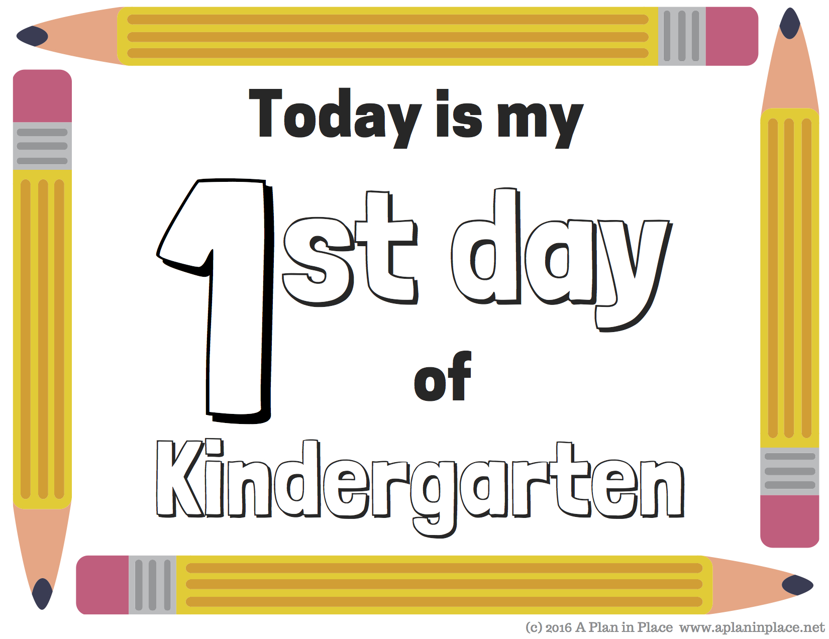 First Day Kindergarten Certificate - Www.sham.store • - Free Printable First Day Of School Certificate