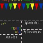 First Day Of School Printable Chalkboard Sign | Home | Pinterest   Free Printable First Day Of School Chalkboard Signs