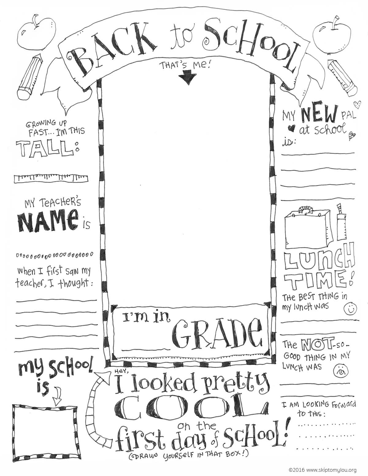 First Day Of School Printable Coloring Page - 18.5.kaartenstemp.nl • - Free Printable First Day Of School Coloring Pages