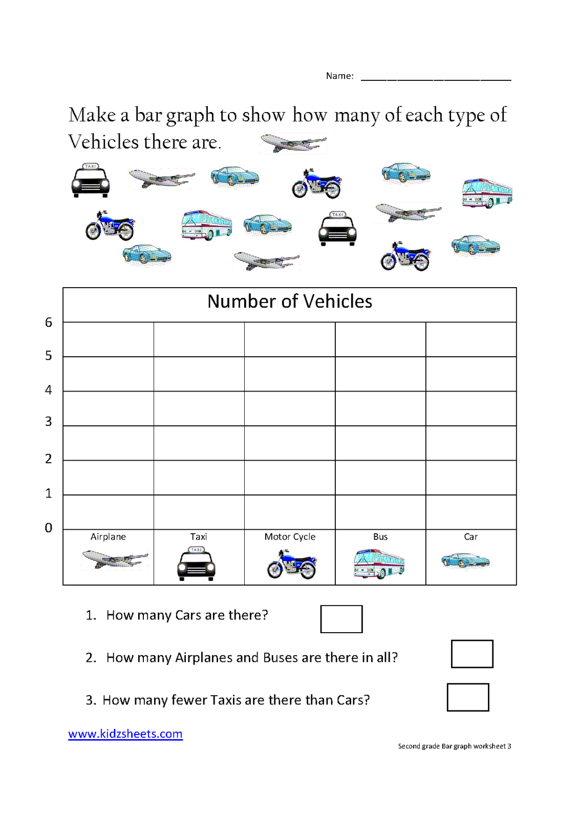 First Grade Bar Graph Template | See Printable Bar Graph Worksheet - Free Printable Bar Graph