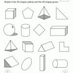 First Grade Geometry 2D/3D Sort | First Grade | Shapes Worksheets   Free Printable Geometry Worksheets For 3Rd Grade