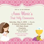 First+Holy+Communion+Invitation+Cards+Free | Sara's First Holy   Free Printable 1St Communion Invitations