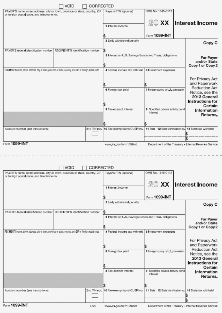 Five Things That Happen When You Are In | Form Information - Free Printable 1099 Misc Forms