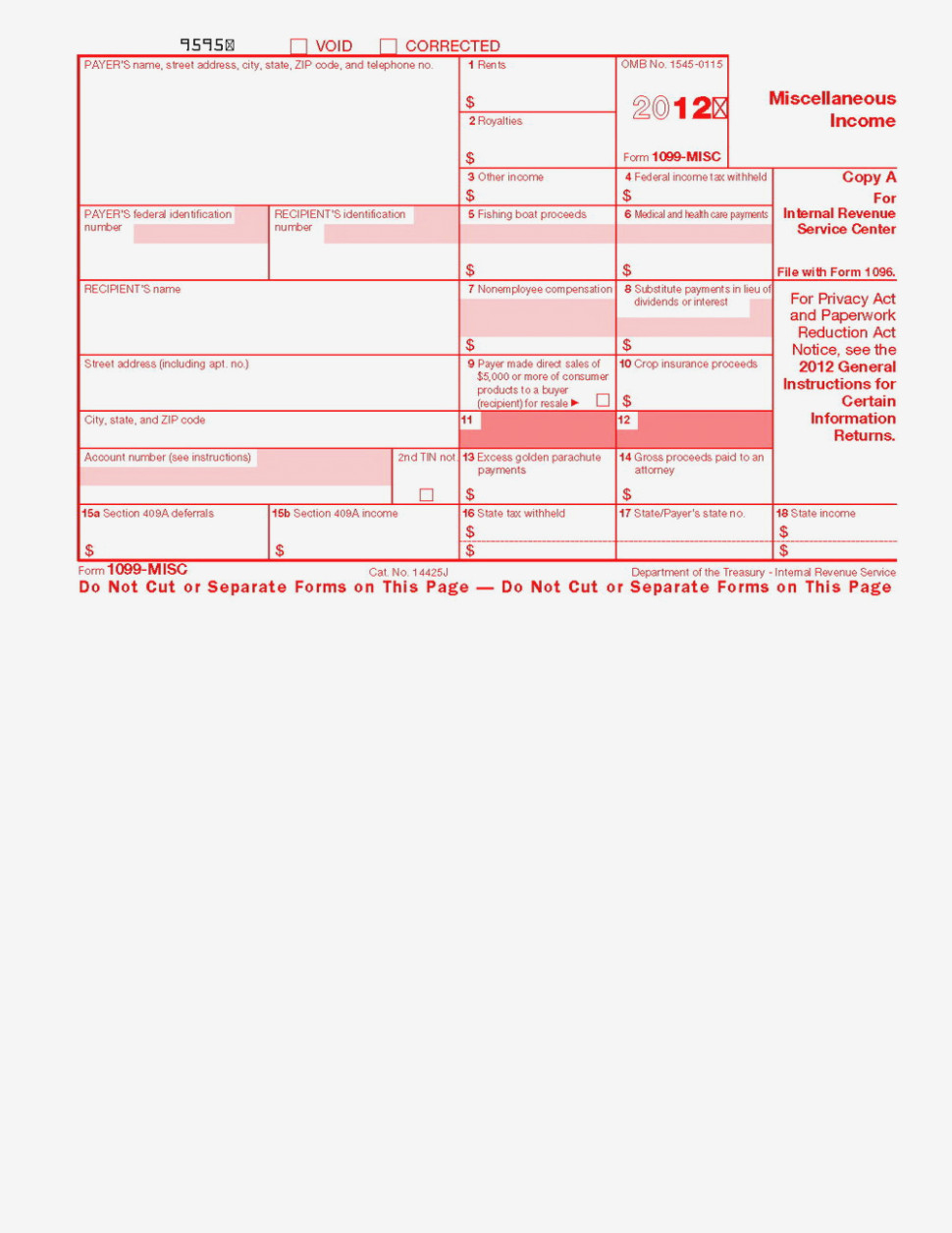 Five Things You Should Do In 13 Form 13 | Form Information - Free Printable 1099 Misc Form 2013