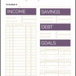 Fix Your Finances Asap With My (Free) Simple Monthly Budget Template   Free Budget Printable Template