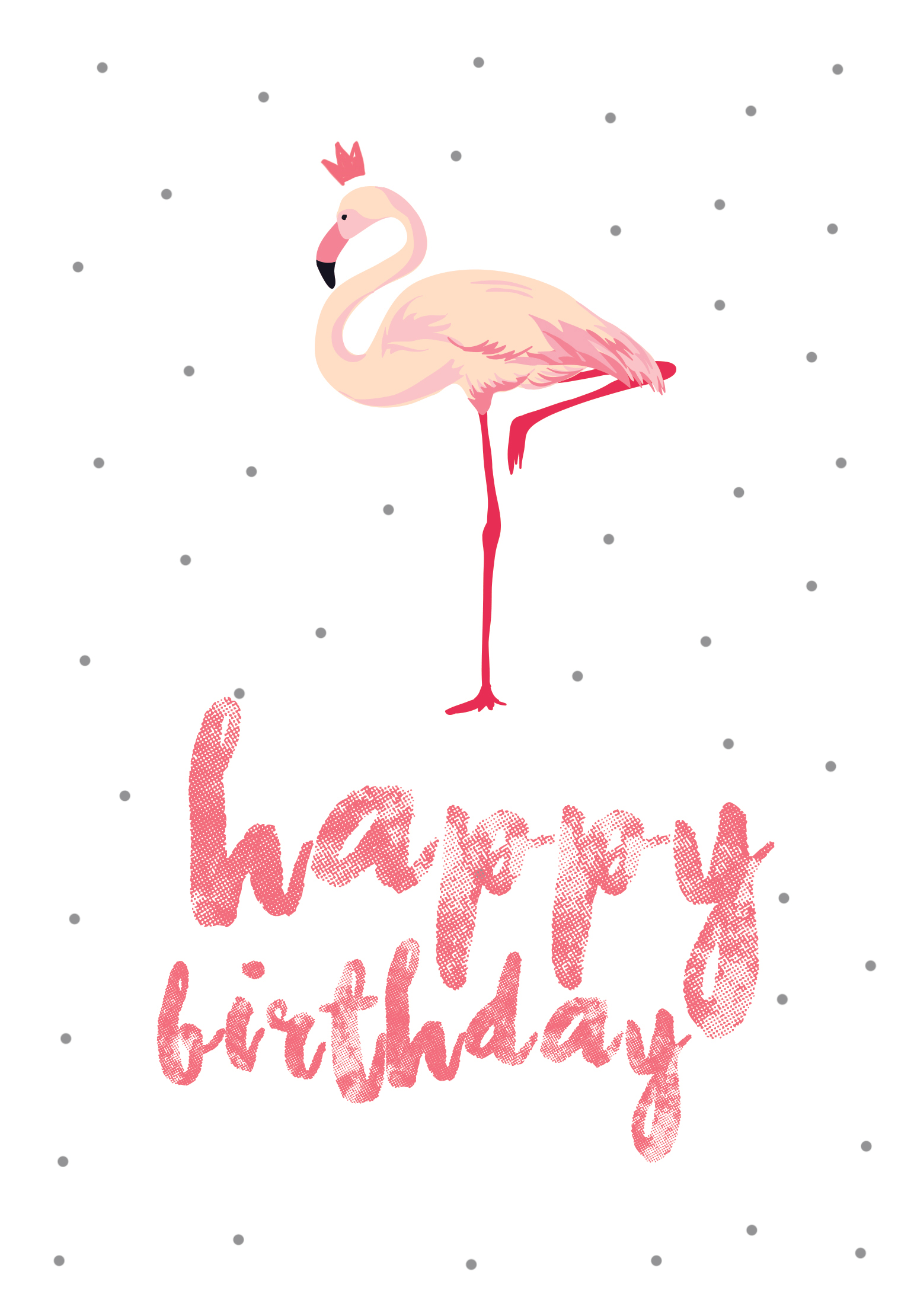 Flamingo Birthday - Free Printable Birthday Card | Greetings Island - Free Printable Birthday Cards For Him