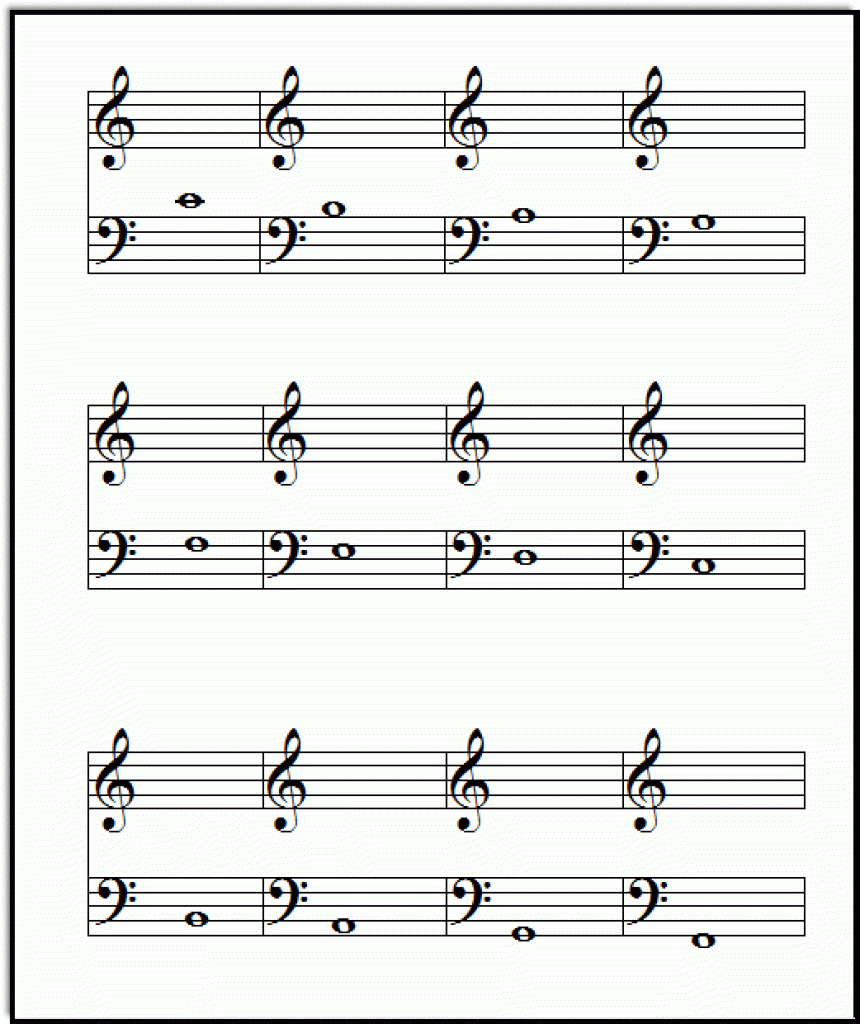 Flashcards For Music Notes, Free Printable Flashcards Template With - Free Printable Music Notes Templates