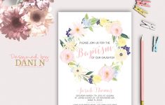 Free Printable Personalized Baptism Invitations