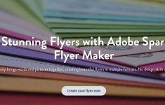 Flyer Maker: Create Beautiful Flyers For Free | Adobe Spark – Online Brochure Maker Free Printable